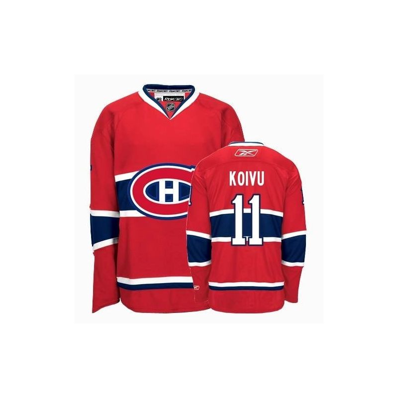 Cheap Saku Koivu Canadiens Jersey #11 Red From China