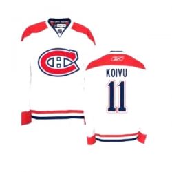 Cheap Saku Koivu Canadiens Jersey #11 White From China