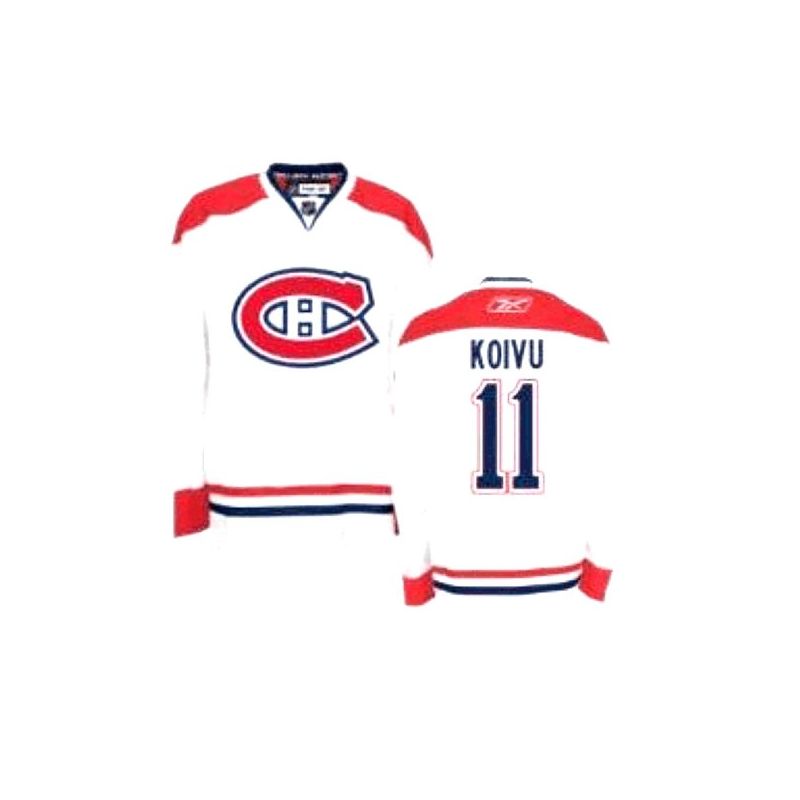 Cheap Saku Koivu Canadiens Jersey #11 White From China