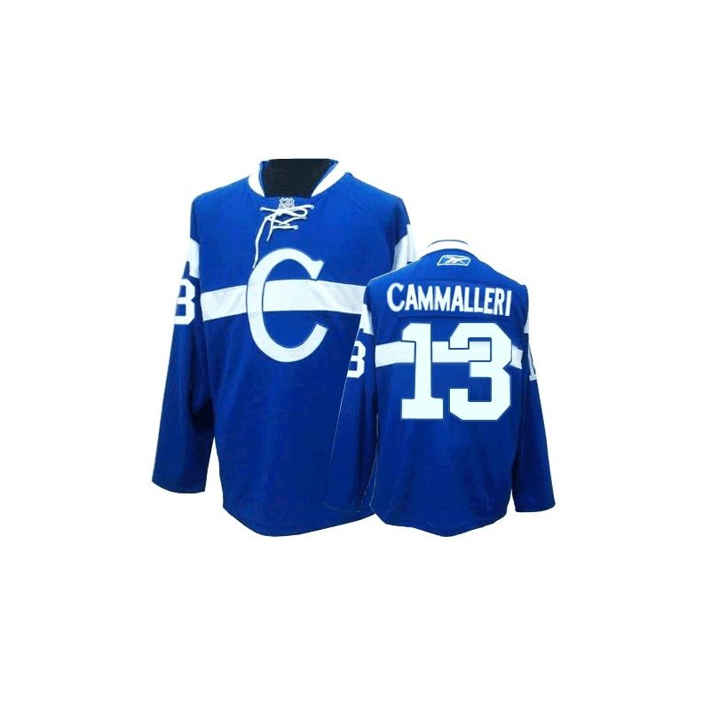 Cheap Michael Cammalleri Canadiens Jersey #13 Blue From China