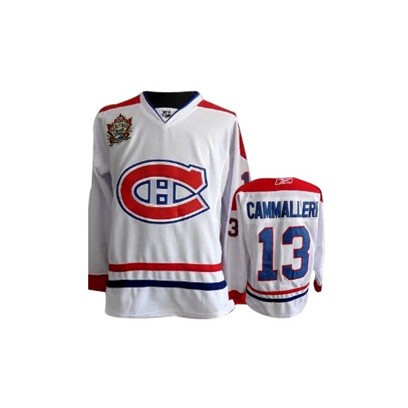 Cheap Michael Cammalleri Canadiens Jersey #13 White Heritage Classic China