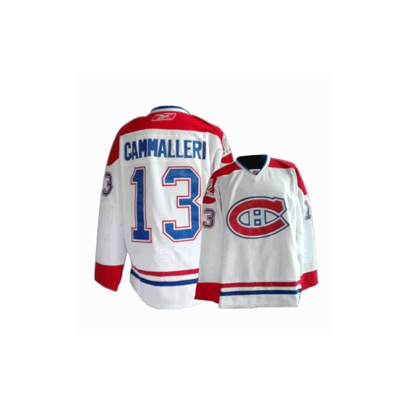 Cheap Michael Cammalleri Canadiens Jersey #13 White Road From China