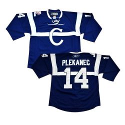 Cheap Tomas Plekanec Canadiens Jersey #14 Blue From China