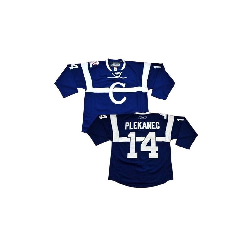 Cheap Tomas Plekanec Canadiens Jersey #14 Blue From China