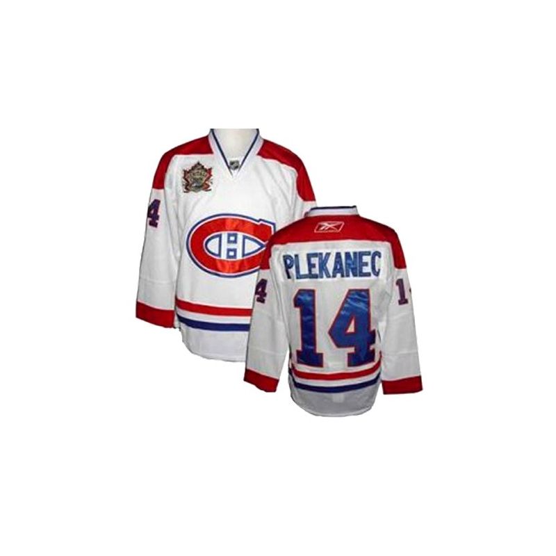 Cheap Tomas Plekanec Canadiens Jersey #14 White Heritage Classic From China