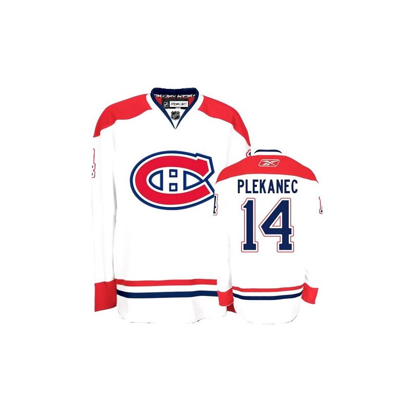 Cheap Tomas Plekanec Canadiens Jersey #14 White Road From China