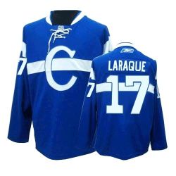 Cheap Georges Laraque Canadiens Jersey #17 Blue From China