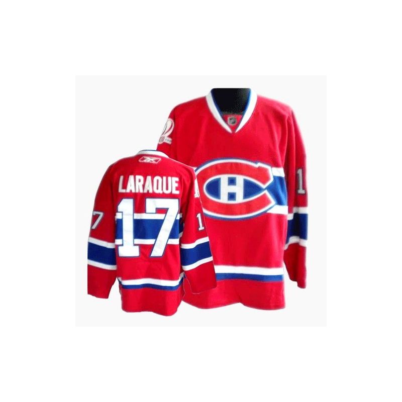 Cheap Georges Laraque Canadiens Jersey #17 Red From China