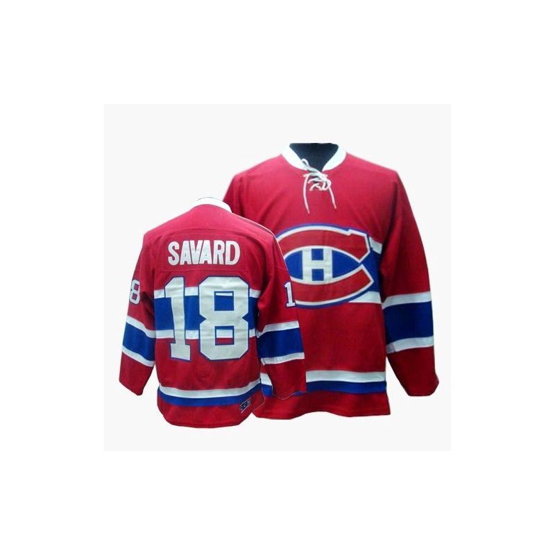 Cheap Serge Savard Canadiens Jersey #18 Red Throwback From China