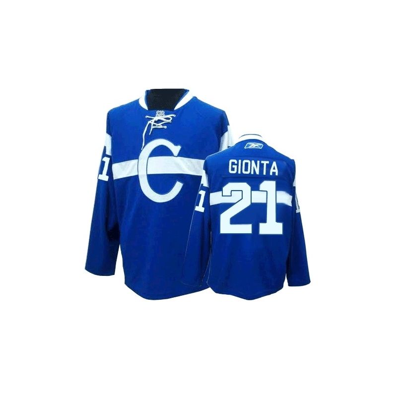 Cheap Brian Gionta Canadiens Jersey #21 Blue From China