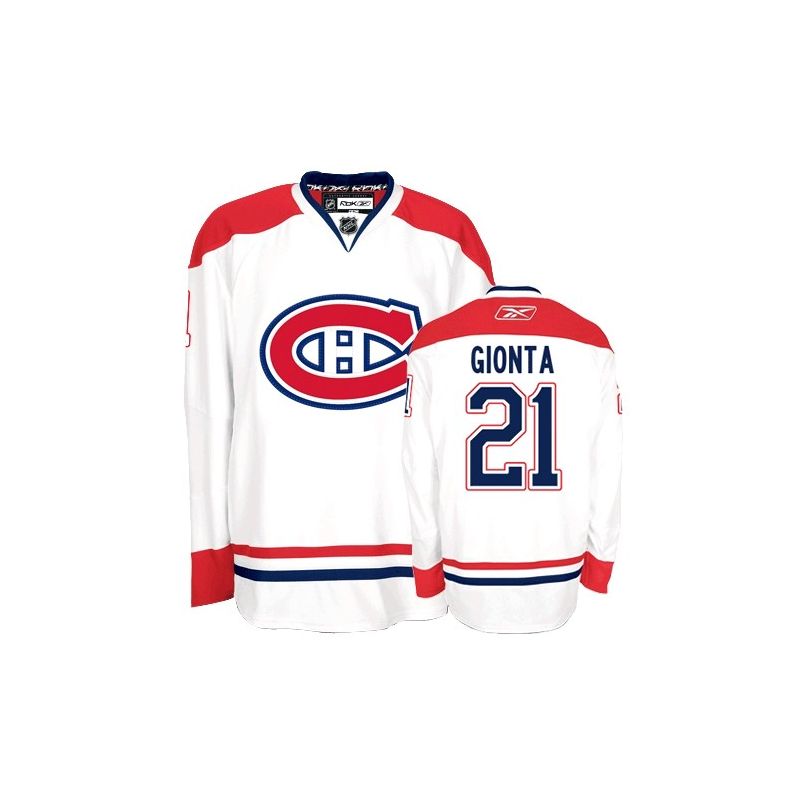 Cheap Brian Gionta Canadiens Jersey #21 White Road From China