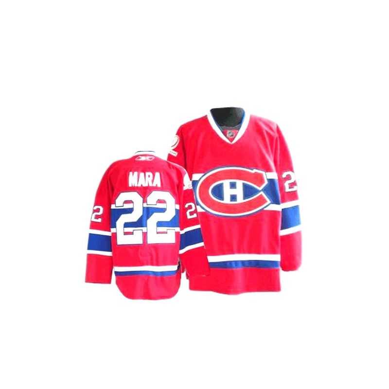 Cheap Paul Mara Canadiens Jersey #22 Red CH Home From China