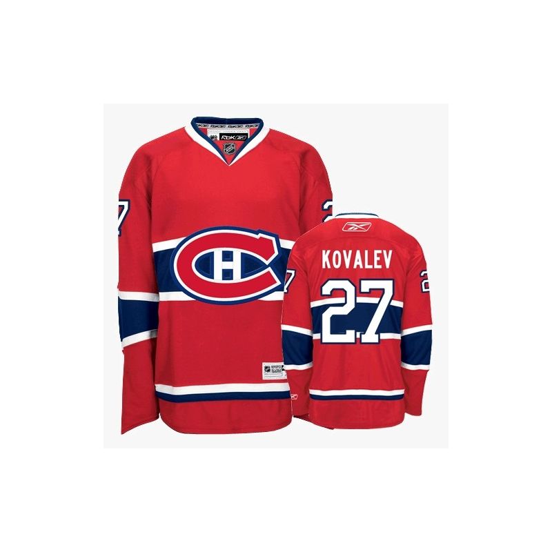 Cheap Alexei Kovalev Canadiens Jersey #27 Red From China