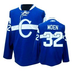 Cheap Travis Moen Canadiens Jersey #32 Blue From China