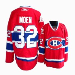 Cheap Travis Moen Canadiens Jersey #32 Red New CH From China