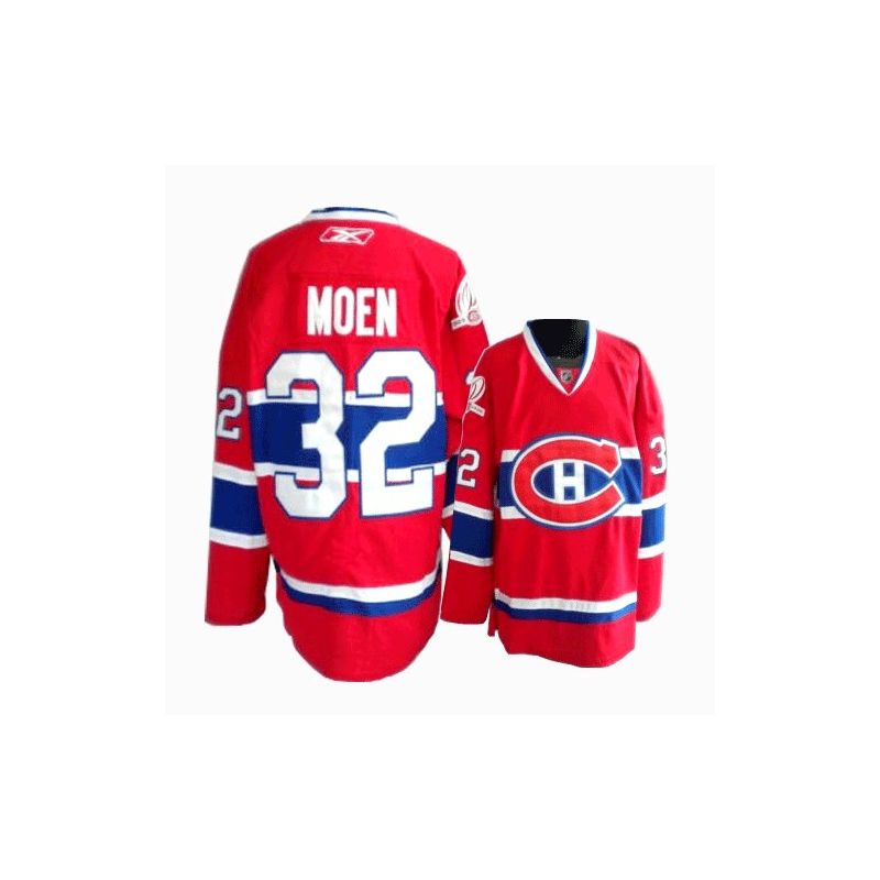 Cheap Travis Moen Canadiens Jersey #32 Red New CH From China