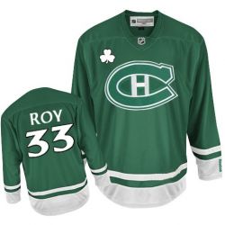 Cheap Patrick Roy Canadiens Jersey #33 Green St Patricks Day From China