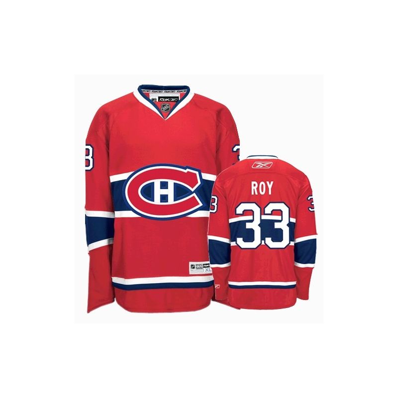 Cheap Patrick Roy Canadiens Jersey #33 Red CH From China