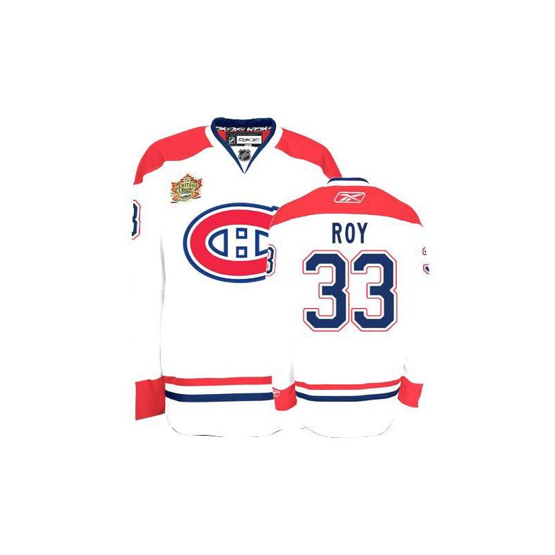 Cheap Patrick Roy Canadiens Jersey #33 White Winter Classic From China