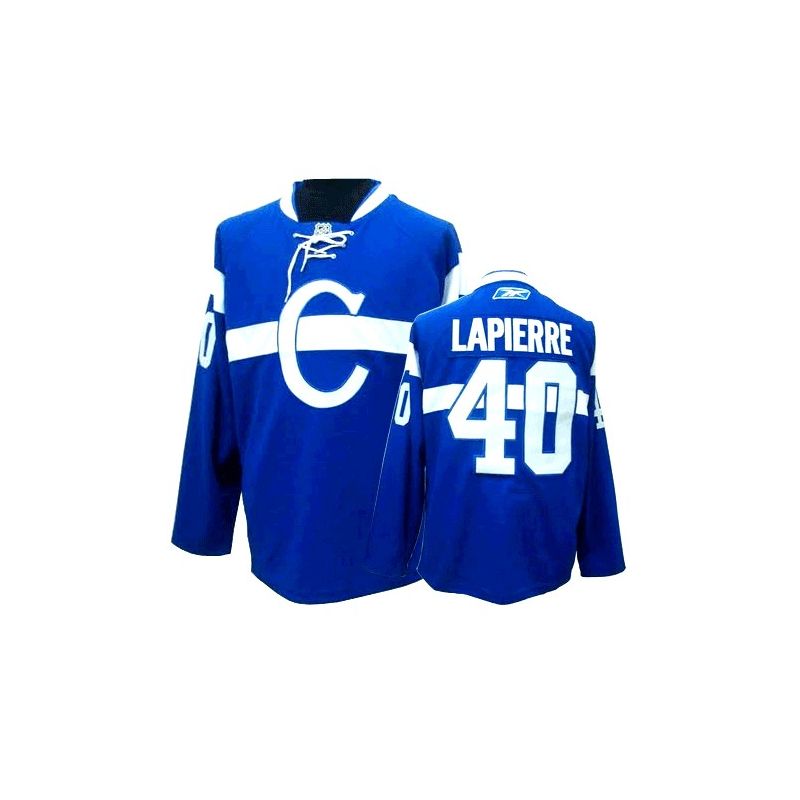 Cheap Maxim Lapierre Canadiens Jersey #40 Blue From China