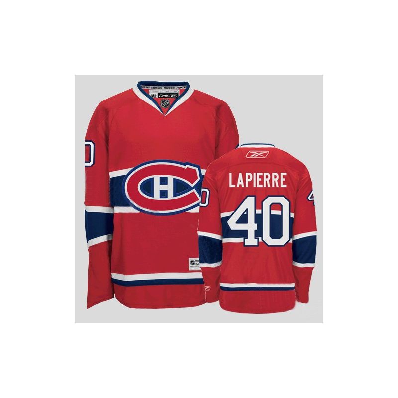 Cheap Maxim Lapierre Canadiens Jersey #40 Red From China