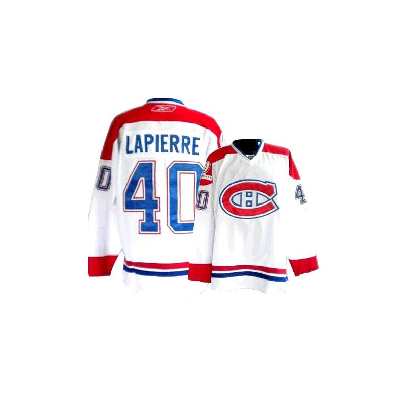 Cheap Maxim Lapierre Canadiens Jersey #40 White Road From China