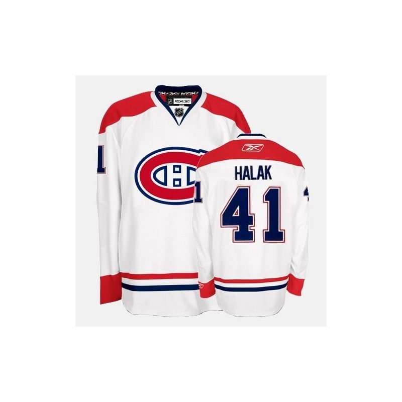 Cheap Jaroslav Halak Canadiens Jersey #41 White Road From China