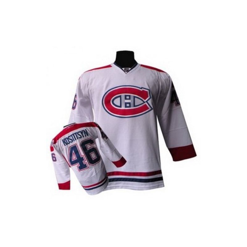 Cheap Andrei Kostitsyn Canadiens Jersey #46 White From China