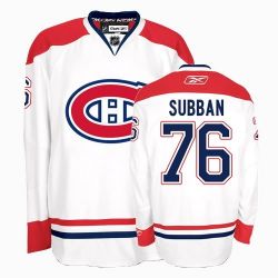 Cheap PK Subban Canadiens Jersey #76 White Road From China