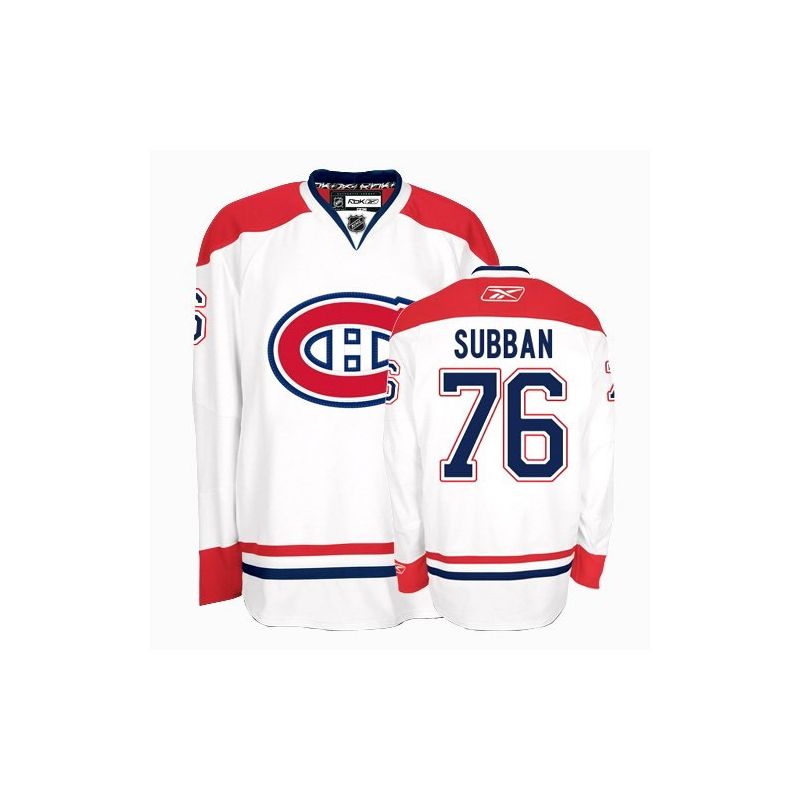 Cheap PK Subban Canadiens Jersey #76 White Road From China