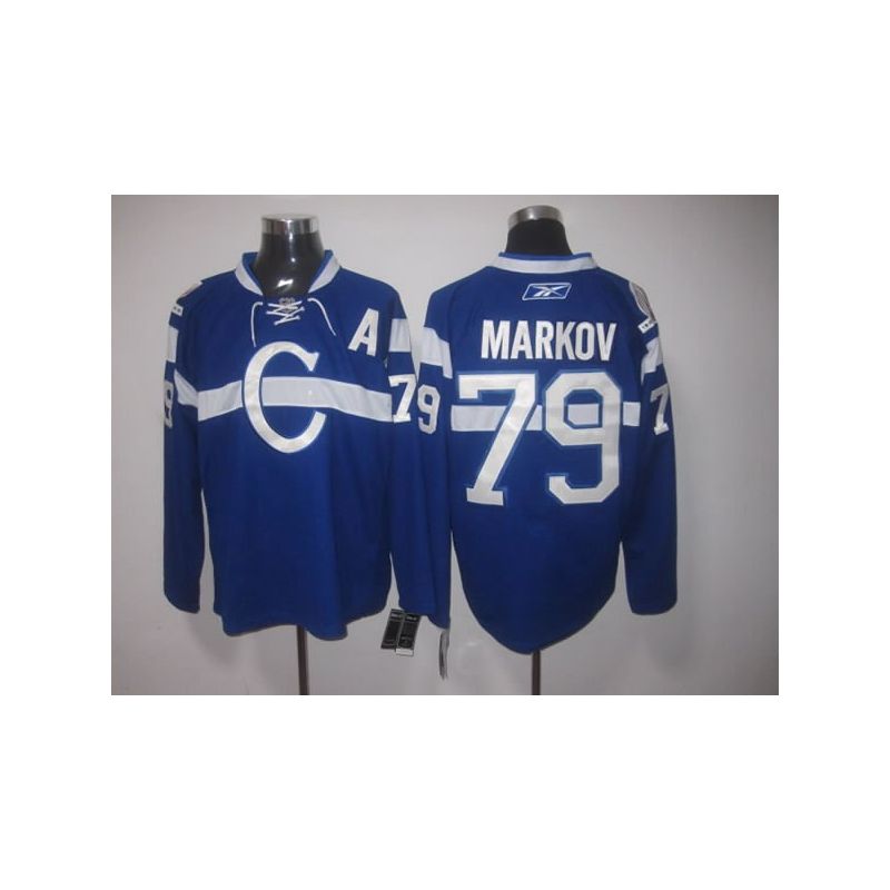 Cheap Andrei Markov Canadiens Jersey #79 Blue From China