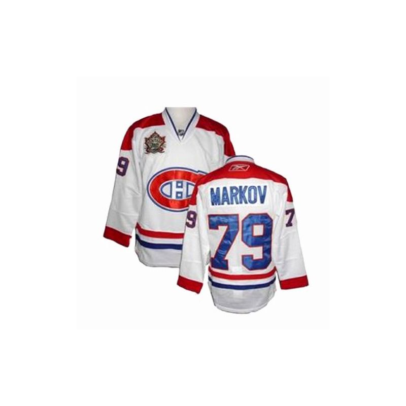 Cheap Andrei Markov Canadiens Jersey #79 White Heritage Classic From China