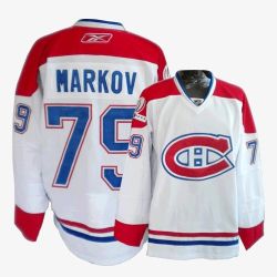 Cheap Andrei Markov Canadiens Jersey #79 White From China