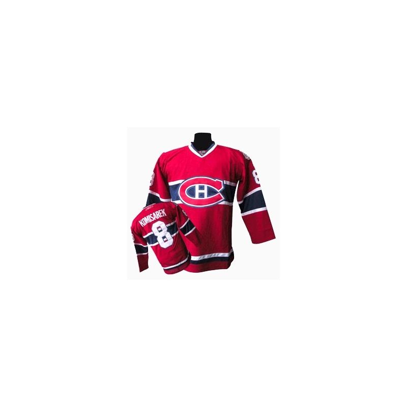 Cheap Mike Komisarek Canadiens Jersey #8 Reds From China