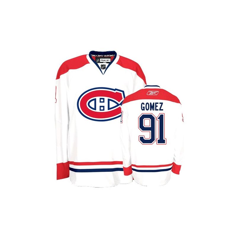 Cheap Scott Gomez Canadiens Jersey #91 White Road From China