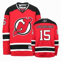 Cheap Jamie Langenbrunner Devils Jersey #15 Red From China