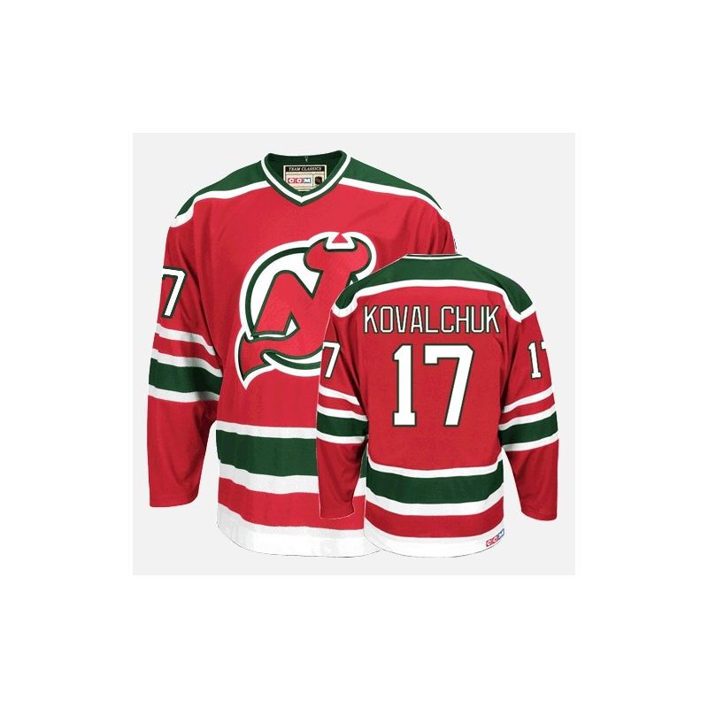 Cheap Ilya Kovalchuk Devils Jersey #17 Red Throwback From China