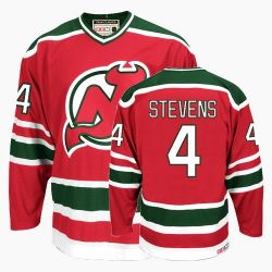 Cheap Scott Stevens Devils Jersey #4 Red Throwback From China