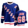 Cheap Jaromir Jagr Rangers Jersey #68 Blue Throwback From China