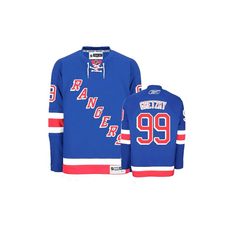 Cheap Wayne Gretzky Rangers Jersey #99 Blue From China