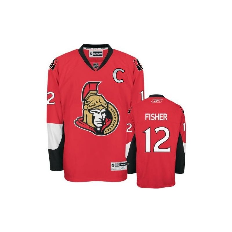 Cheap Mike Fisher Senators Jersey #12 Red From China