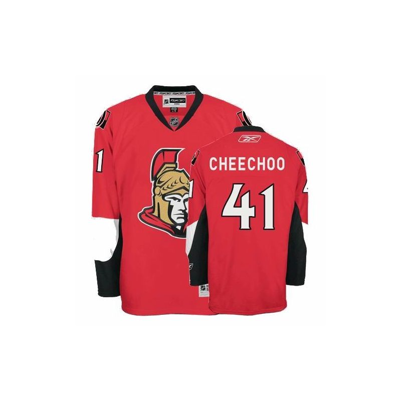 Cheap Jonathan Cheechoo Senators Jersey #41 Red From China