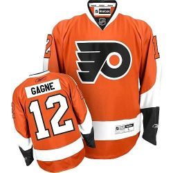 Cheap Simon Gagne Flyers Jersey #12 Orange From China