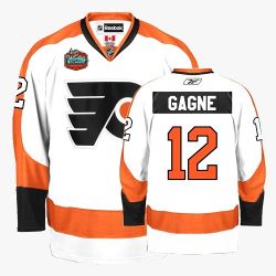 Cheap Simon Gagne Flyers Jersey #12 White Winter Classic From China