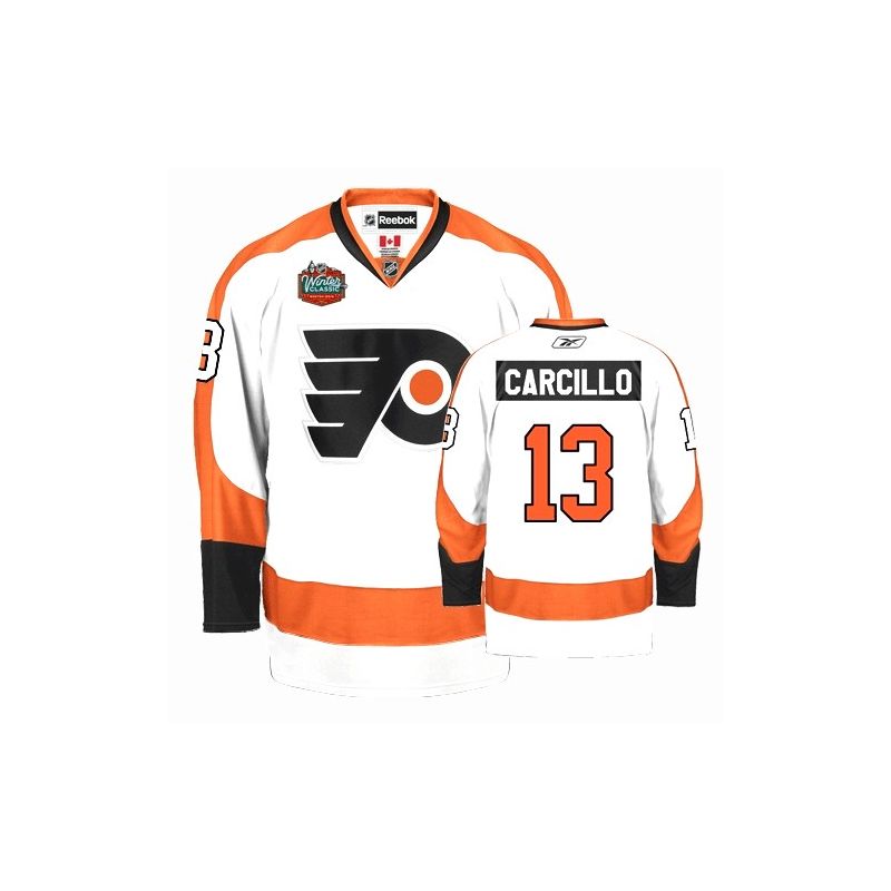 Cheap Daniel Carcillo Flyers Jersey #13 White Winter Classic From China