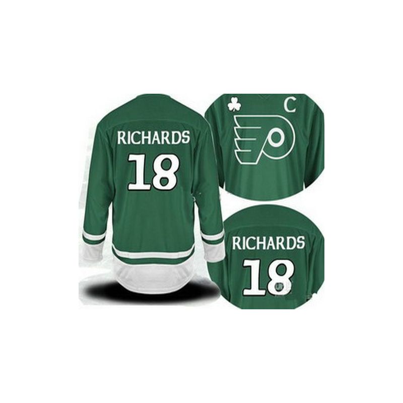 Cheap Mike Richards Flyers Jersey #18 Green St Patricks Day with C From China Cheap Mike Richards Flyers Jersey #18 Green St Patricks Day with C From China