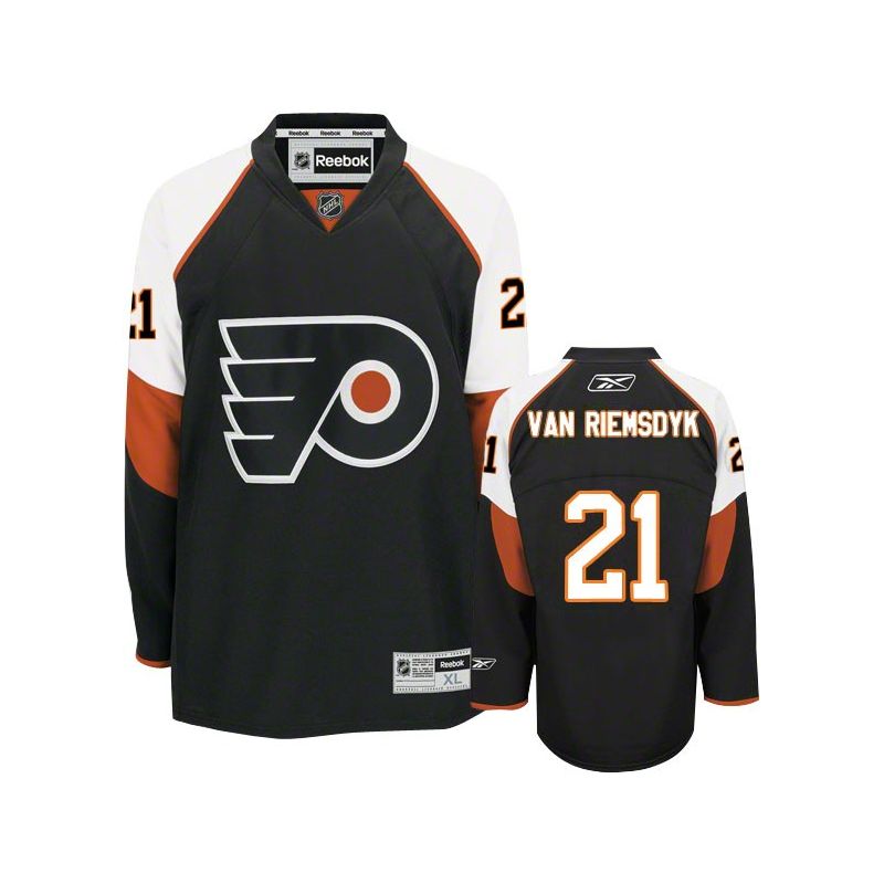 Cheap James Van Riemsdyk Flyers Jersey #21 Black From China