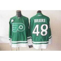 Cheap Danny Briere Flyers Jersey #48 Green St Patricks Day From China