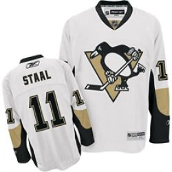 Cheap J Staal Penguins Jersey #11 White From China