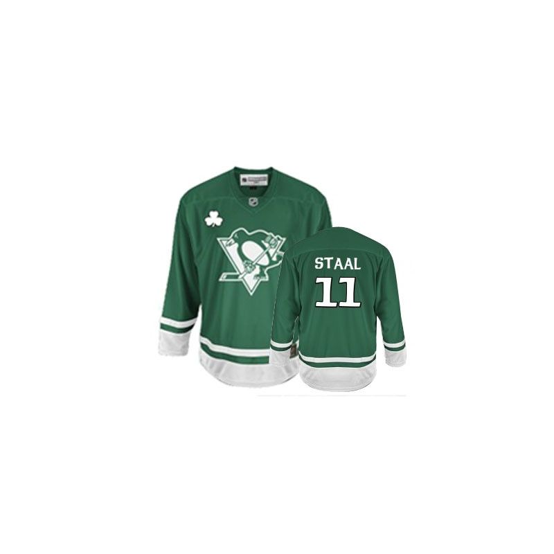 Cheap Jordan Staal Penguins Jersey #11 Green St Patricks Day From China